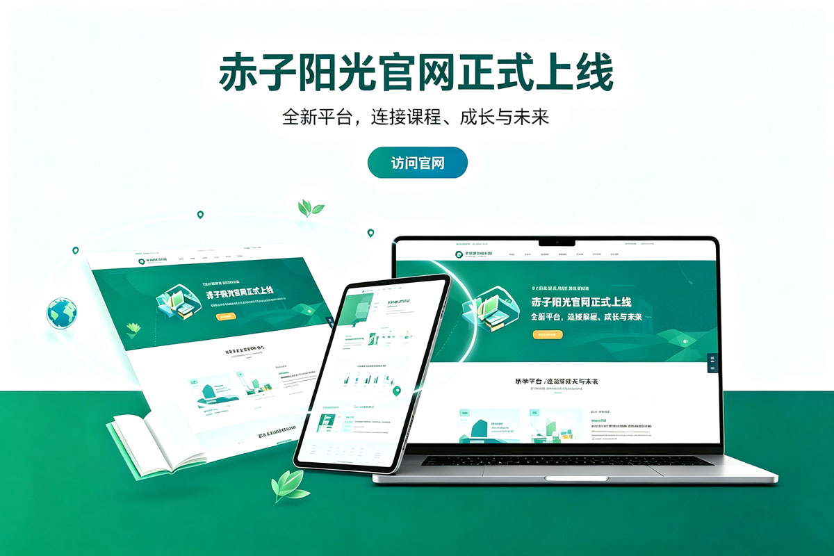 全新启航，向阳而行｜赤子阳光研学旅行官网正式上线！
